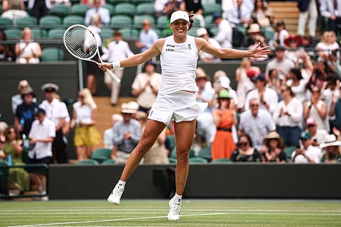 Iga Swiatek said she had "goosebumps" after reaching the Wimbledon semi-finals for the first time in her illustrious career with a 6-2, 7-5 win against Russia's Liudmila Samsonova on Wednesday.