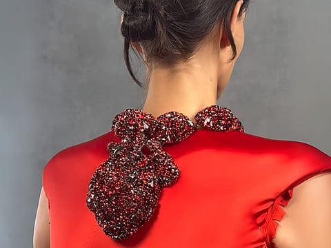 Schiaparelli's 'Beating Heart' necklace steals the show at Paris Couture Week, goes viral