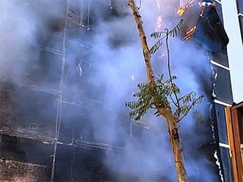 Fire breaks out at Dubai Mall in Egypt’s Sheikh Zayed City