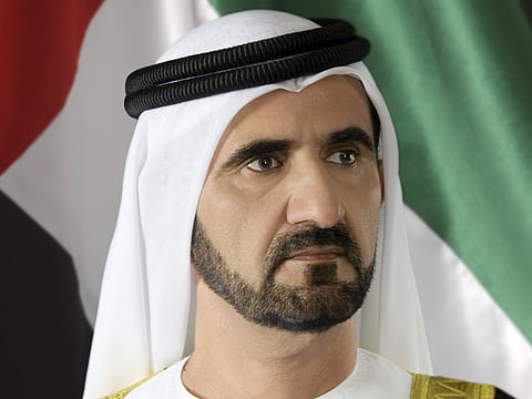 His Highness Sheikh Mohammed bin Rashid Al Maktoum, Vice President and Prime Minister of the UAE and Ruler of Dubai
