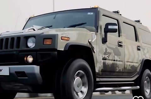 Watch: MS Dhoni’s Hummer gets complete military makeover
