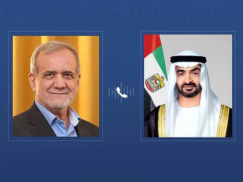 UAE, Iranian Presidents discuss bilateral relations, regional developments