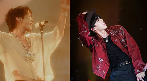 BTS's J-Hope in Berlin at Lollapalooza, Jin performing in Osaka