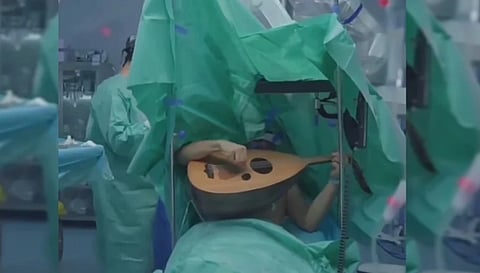 The procedure, which was conducted under local anesthesia, captivated social media after a video of the scene went viral.