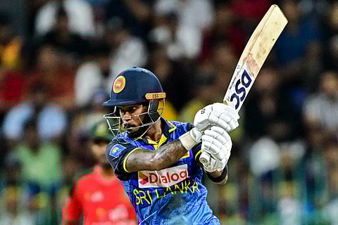 Sri Lanka's Pathum Nissanka scored with a swift 55.