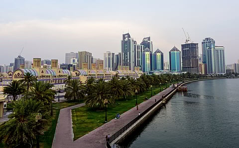 The skyline around Sharjah’s Central Souq has transformed dramatically over the years.