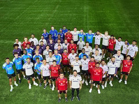 Cricket meets football: Manchester United stars greet Team India