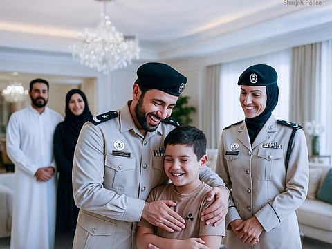 Boy regains confidence with police support after traffic ordeal