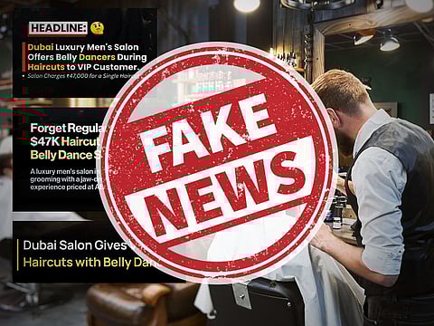 The popular clip claiming a Dubai luxury salon offers belly dance performances to VIP clients was traced back to a barbershop in Antalya, Turkey. (Picture used for illustrative purposes).