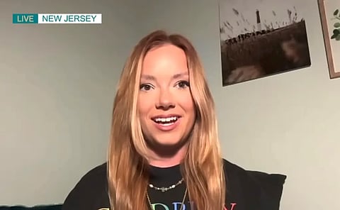 It's a screengrab of Grace Springs from This Morning/YouTube