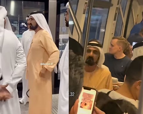 Sheikh Mohammed’s unexpected visit to the Dubai Tram station highlighted his active role in overseeing the city’s growing public transport network and future developments.