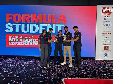Heriot-Watt Dubai makes history with groundbreaking victory at Formula Student UK 2025.