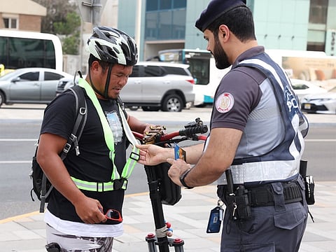 The initiative aims to educate riders on the importance of adhering to traffic laws while using electric scooters.