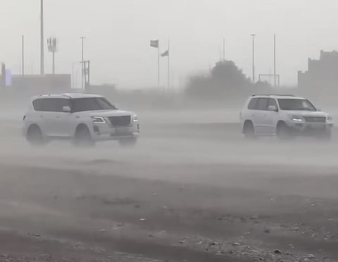 Heavy rainfall in Al Ain