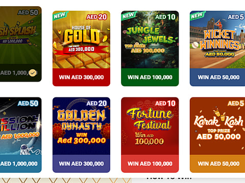 UAE Lottery Scratch Cards: How to win Dh1 million from just Dh50