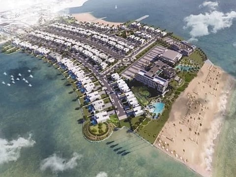 A snapshot of the wider La Mer development. At La Mer South, property and plot prices are trending.