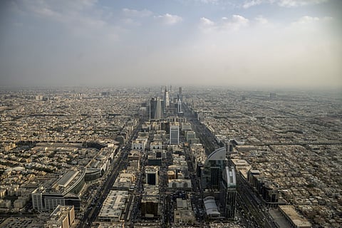 A general view of the Riyadh skyline