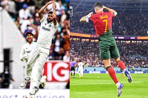 Mohammed Siraj celebrated like Cristiano Ronaldo — and performed with the same relentless spirit to seal a dramatic win on Monday.