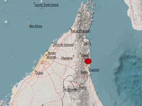 Mild earthquake recorded in Khor Fakkan, says UAE’s NCM