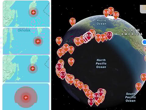 Seismologists point out that global earthquake activity is clustered, not evenly spaced out.
