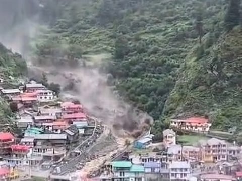 Village washed away, several missing after cloudburst in Uttarkashi