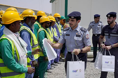 Abu Dhabi Police and First Abu Dhabi Bank launch 'Cool their Summer' initiative for workers