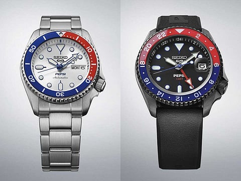 Seiko unveils limited-edition 'Pepsi' watches in playful collaboration with iconic brand