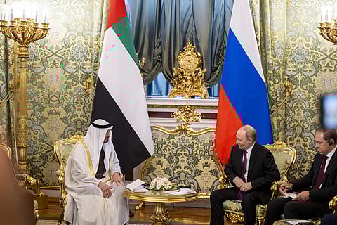 UAE, Russian Presidents discuss bilateral strategic partnership in Moscow