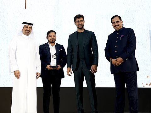 From left: Ismail Al Naqi (Director General, Freezones Authority of Ajman); Pratik Jena, MD, Highland Group of Companies, India; Kunal Kapoor, Indian Actor, Producer & Director; Anil Kumar, Director, Al Fresco HAF Overseas Trading LLC, Dubai, (Highland Agro’s Dubai-based subsidiary)