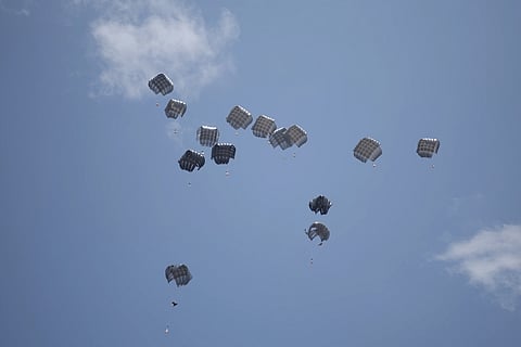 The airdrop, conducted with Jordan, involved aircraft from Germany, Belgium, France, the Netherlands, and Italy.