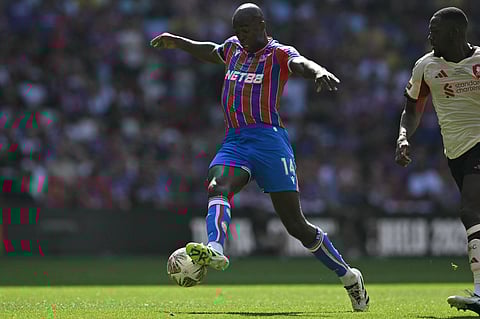 Crystal Palace's French striker Jean-Philippe Mateta