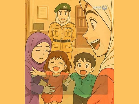 Dubai Police reunite inmate with her four children after years apart