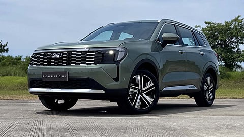 Ford Territory self-charging hybrid SUV has made its global debut in the Philippines.