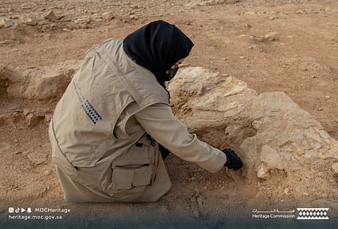 The excavation, part of an initiative to chart the archaeological landscape of the Riyadh region, also uncovered circular stone structures believed to be tombs from the third and second millennia B.C., as well as an ancient roadway linking a valley floor to the plateau above and continuing toward Riyadh.
