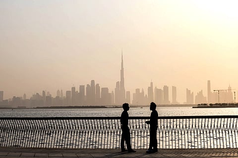 An view of Dubai skyline.