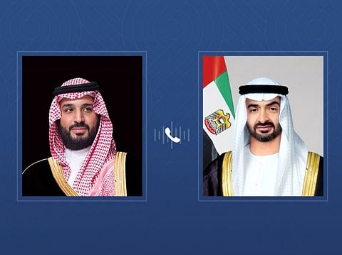 UAE President, Saudi Crown Prince discuss brotherly relations, efforts to address regional developments in phone call