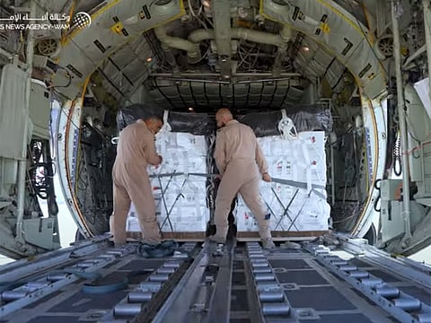 UAE conducts 73rd airdrop of aid over Gaza Strip