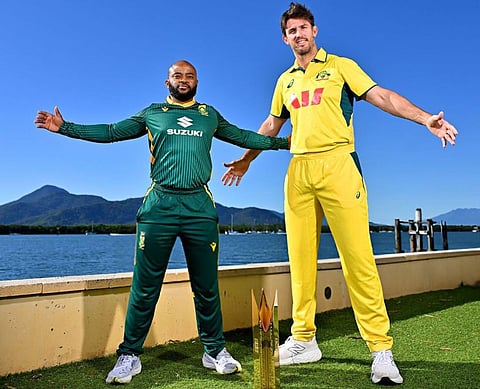 Temba Bavuma, Mitchell Marsh strike Shah Rukh Khan's iconic pose