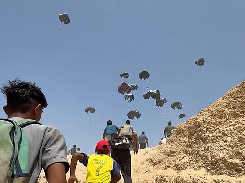 The shipment included quantities of essential food supplies, prepared with the support of Emirati charitable institutions and organisations.