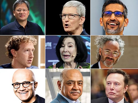 They're at the helm of the top 10 AI companies in the world in terms of market capitalisation.