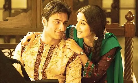 Saif Ali Khan and Vidya Balan in Parineeta