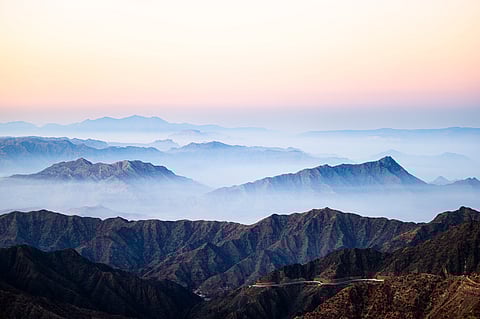 Saudi Arabia: Mystical fog envelops highlands, turning summer into a scenic retreat