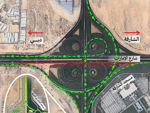 Etihad Rail work: Temporary closure on Emirates Road