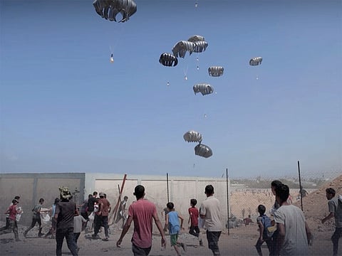 UAE conducts 78th airdrop of aid over Gaza Strip
