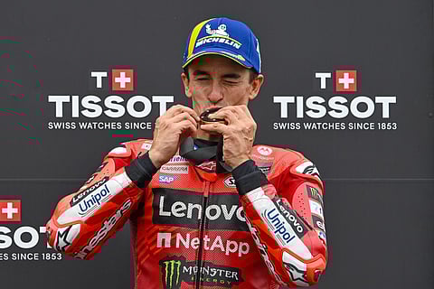 Marc Marquez's remorseless march to a seventh world title continued on Sunday as he coasted to victory in the Hungarian MotoGP.