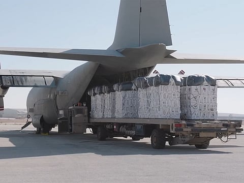 UAE carries out 80th airdrop of humanitarian aid under ‘Birds of Goodness’ operation to support Gaza