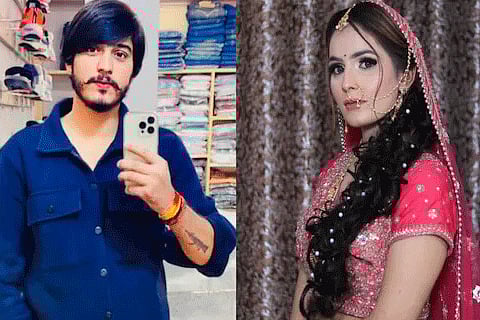 Nikki, 28, was allegedly set on fire by her husband Vipin Bhati and mother-in-law Daya Bhati over a dowry dispute.