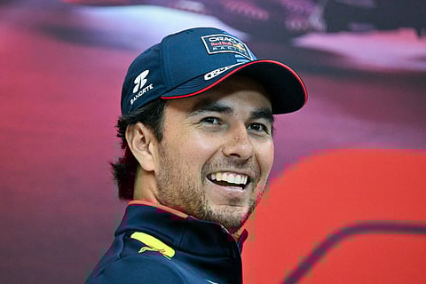 Red Bull Racing's Mexican driver Sergio Perez, who will move to Cadillac in the new season.