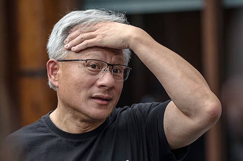 Nvidia CEO Jensen Huang in Beijing