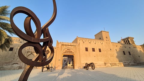 The fortified exterior of Ajman Museum blends history with traditional Emirati architecture.